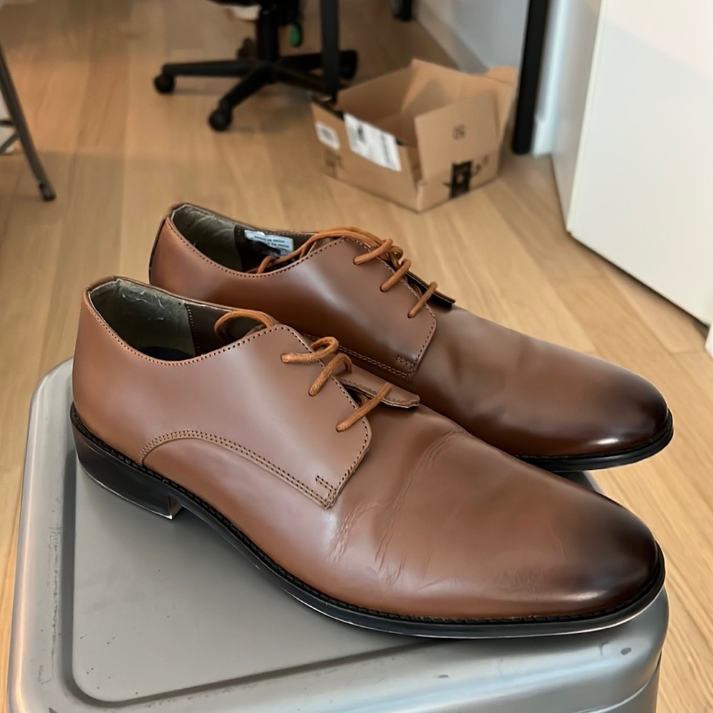 French Connection Leather Formal Lace Up Shoes